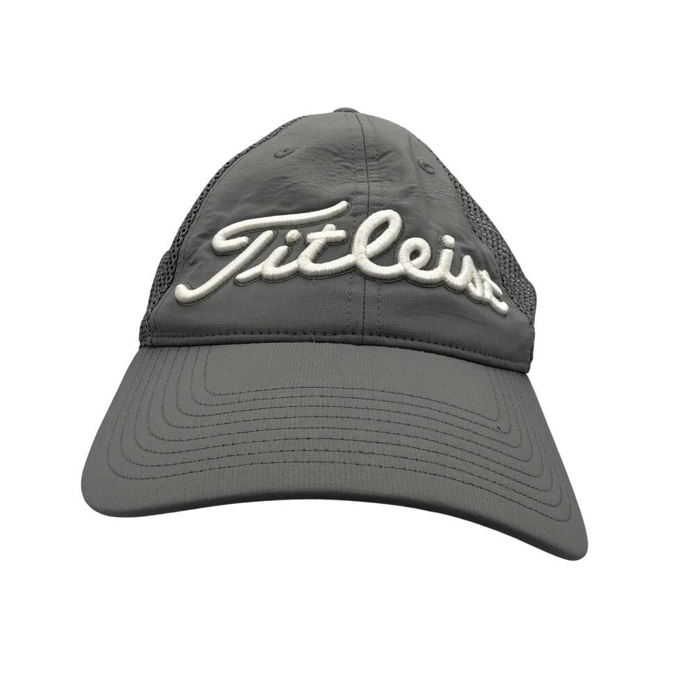 Titleist Pro V1 Hat Cap Snap Back Mens One Size Gray Mesh Golf Trucker FJ